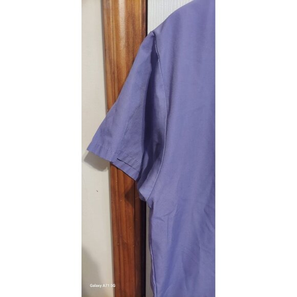 Purple Size Xl Uniform Advantage Scrubs Top Is MBottoms MT Nursing Hospital - Picture 5 of 11